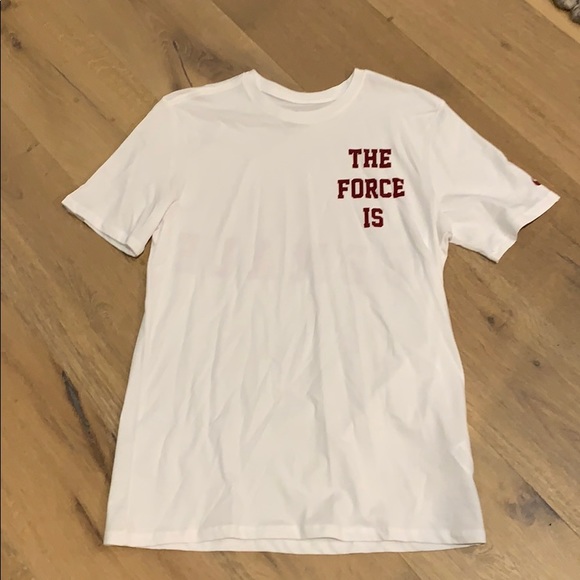 the force is female t shirt nike
